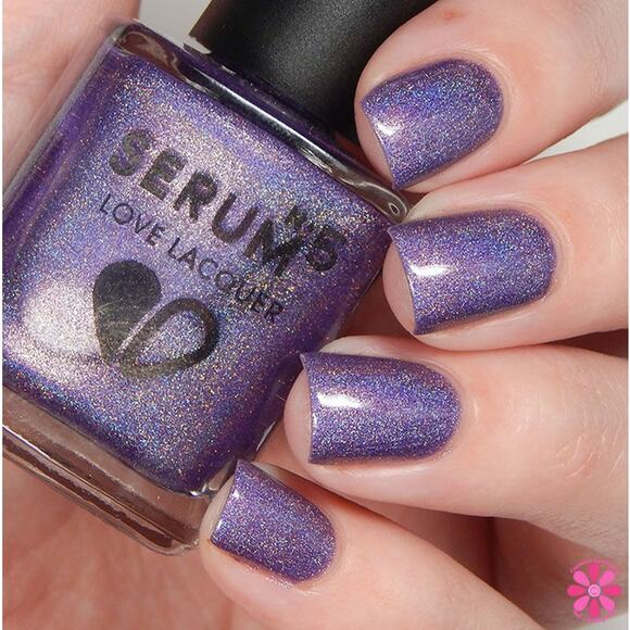 LOT of 2 NEW Serum No 5 Nail Polish "Opposites Attract" & "Endora's Aura" HOLO - Picture 2 of 11